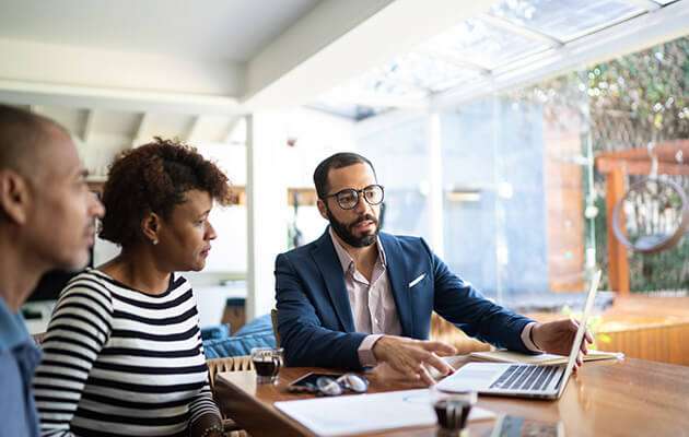 couple being consulted